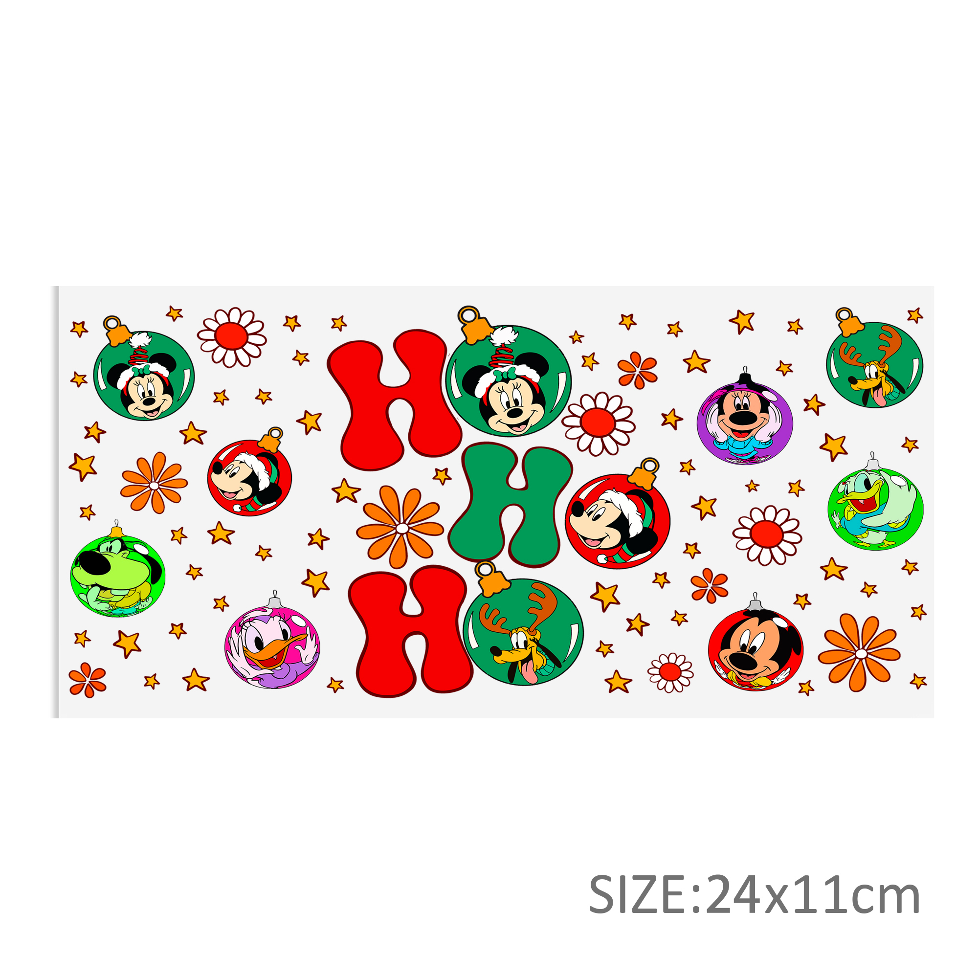 Disney Christmas 16oz DTF Sticker Cups Cool Personalize UV Wrap Transfer Sticker Custom Labels DIY Logo Waterproof - Image 7
