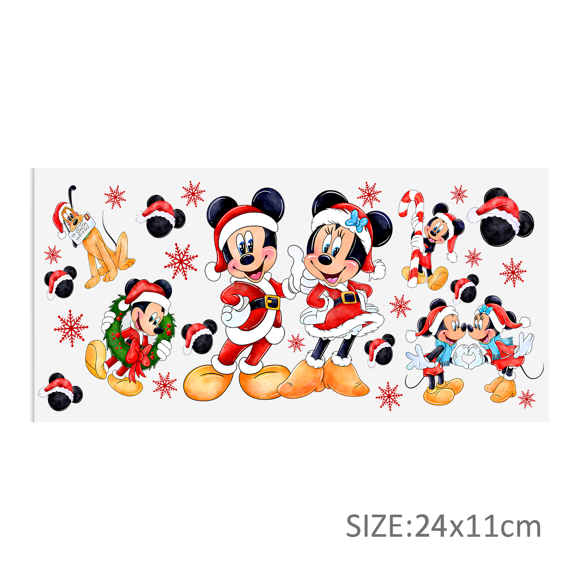 Disney Christmas 16oz DTF Sticker Cups Cool Personalize UV Wrap Transfer Sticker Custom Labels DIY Logo Waterproof - Image 10