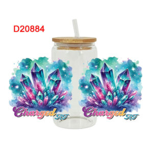 UV DTF Transfer Sticker For The 16oz Libbey Glasses Wraps Cup Can DIY Waterproof