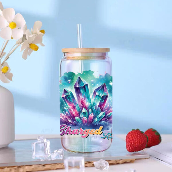 UV DTF Transfer Sticker For The 16oz Libbey Glasses Wraps Cup Can DIY Waterproof - Image 3