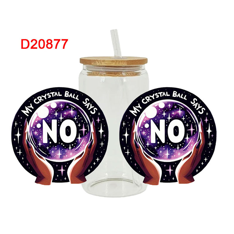 UV DTF Transfer Sticker For The 16oz Libbey Glasses Wraps Cup Can DIY Waterproof - Image 7