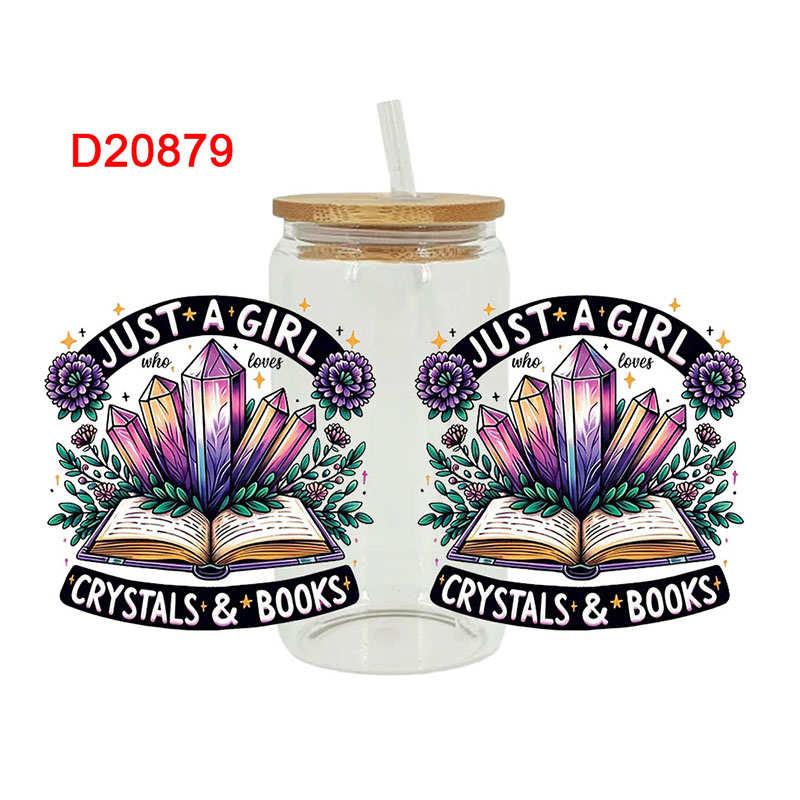 UV DTF Transfer Sticker For The 16oz Libbey Glasses Wraps Cup Can DIY Waterproof - Image 12