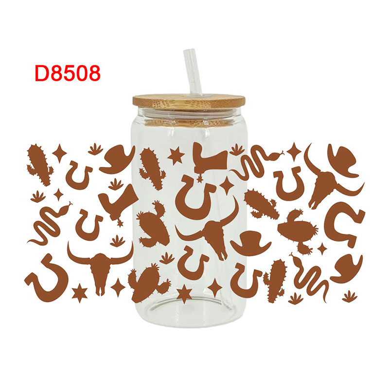 UV DTF Transfer Sticker For The 16oz Libbey Glasses Wraps Cup Can DIY Waterproof Easy To Use Custom Decals - Image 3