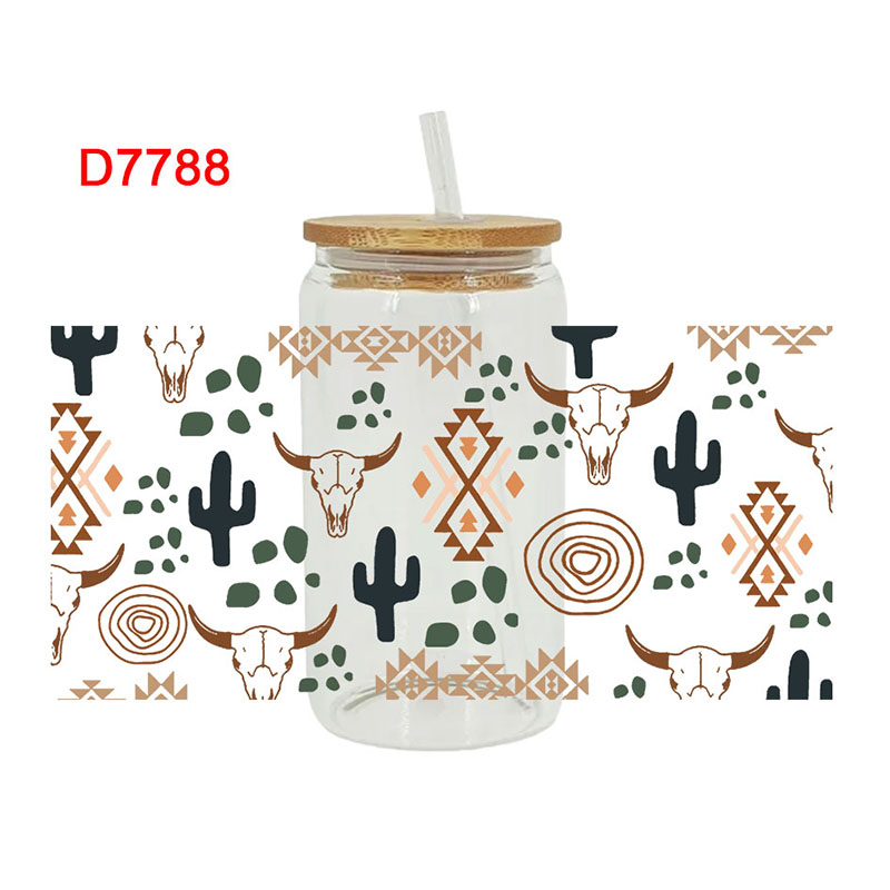 UV DTF Transfer Sticker For The 16oz Libbey Glasses Wraps Cup Can DIY Waterproof Easy To Use Custom Decals - Image 11