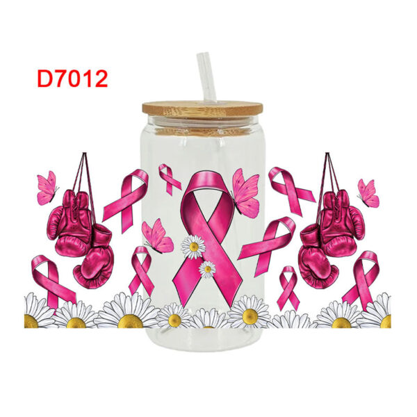 UV DTF Transfer Sticker For The 16oz Libbey Glasses Wraps Cup Can DIY Waterproof Easy To Use Custom Decals - Image 4