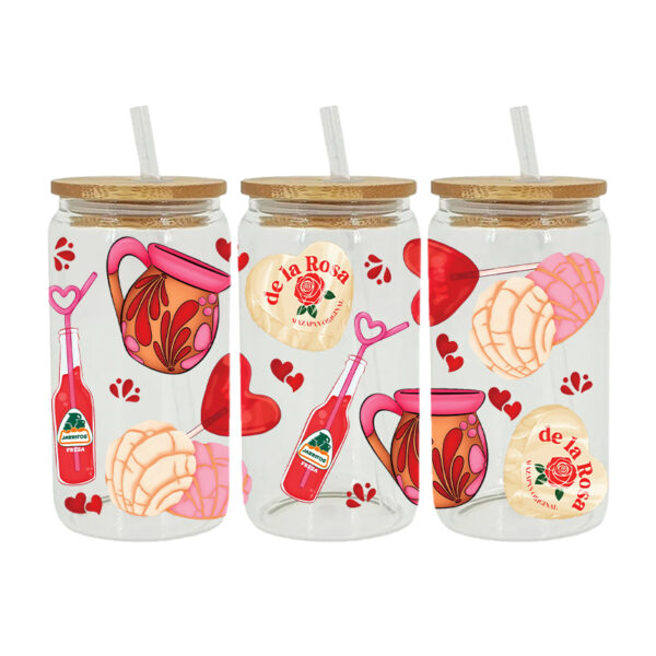 UV DTF Transfer Sticker For The 16oz Libbey Glasses Wraps Cup Can DIY Waterproof - Image 4