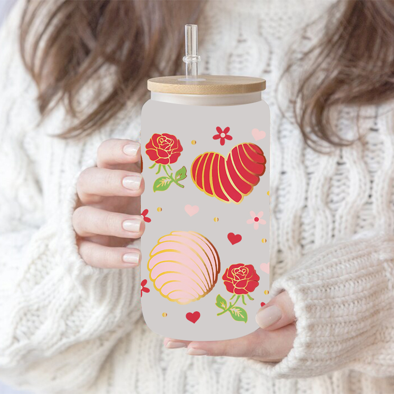 UV DTF Transfer Sticker For The 16oz Libbey Glasses Wraps Cup Can DIY Waterproof - Image 6