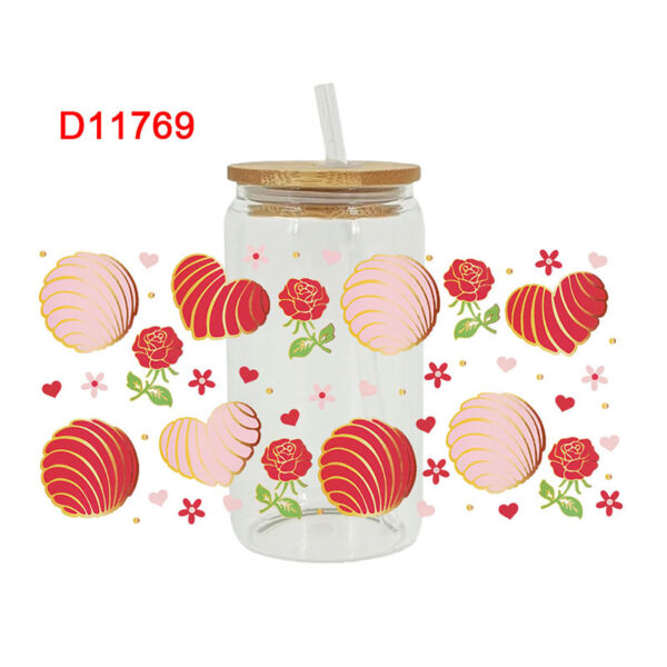 UV DTF Transfer Sticker For The 16oz Libbey Glasses Wraps Cup Can DIY Waterproof - Image 10