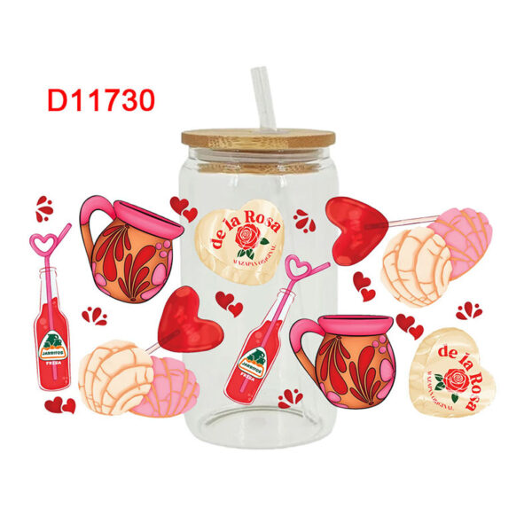 UV DTF Transfer Sticker For The 16oz Libbey Glasses Wraps Cup Can DIY Waterproof - Image 12