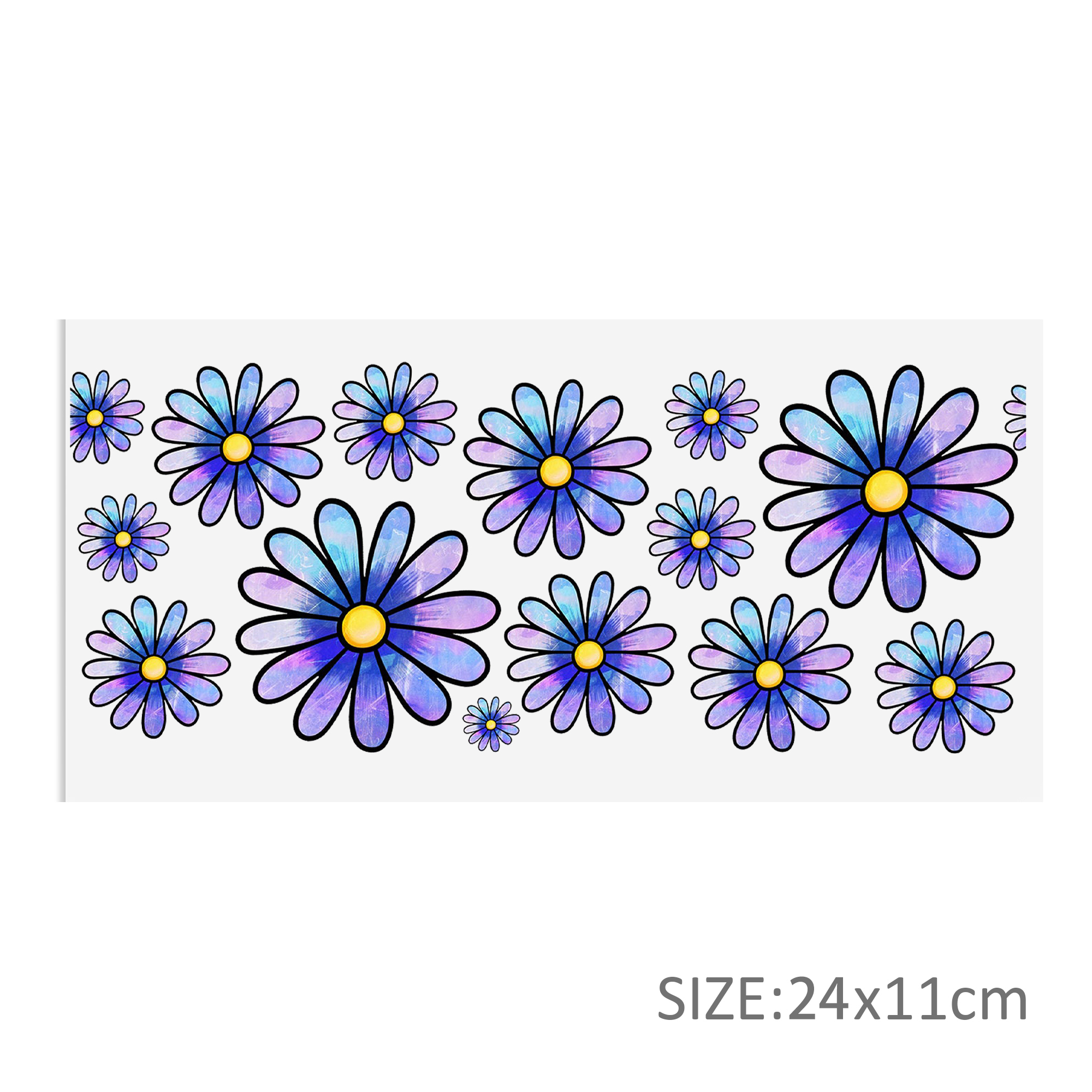 Personalize Honey Bee 16OZ UV DTF Glass Cup Can Wrap Transfers Stickers Drinks For DIY Glass Mug Logo Custom Labels Decals - Image 2