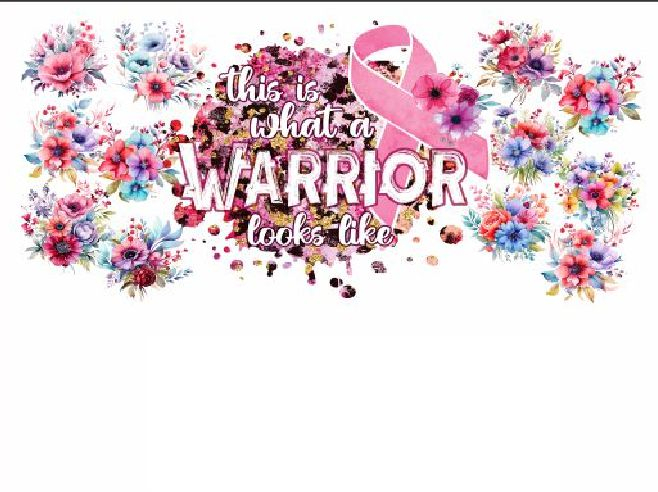 Cancer Ribbon Awareness print 3D UV DTF Cup Wraps stickers Custom Wraps for 16oz Glass Can Cold Cups Tumbler - Image 4