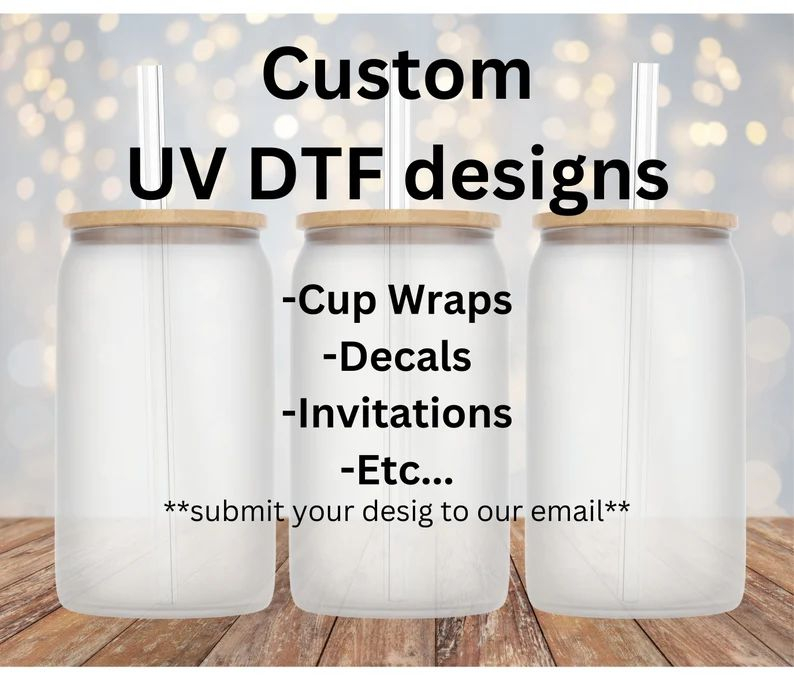 Various Peach Fruit Print 3D UV DTF Cup Wraps stickers Custom Fruit UV Cup Wraps for 16oz Glass Tumbler - Image 6