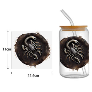Constellation UV DTF Sticker For 16oz Cups Wrap Transfer Sticker Custom Labels DIY Logo Waterproof