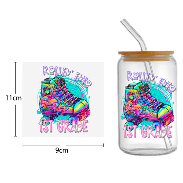 Food Drinks Coffee UV DTF Sticker For 16oz Cups Wrap Transfer Sticker Custom Labels DIY Logo Waterproof - Image 2