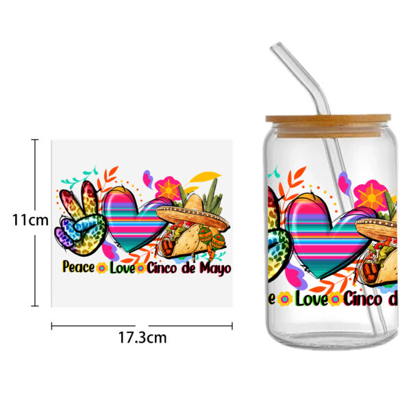 Food Drinks Coffee UV DTF Sticker For 16oz Cups Wrap Transfer Sticker Custom Labels DIY Logo Waterproof - Image 8
