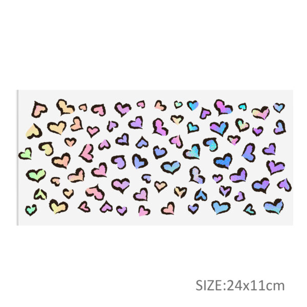 Candy Coffee UV DTF Sticker For 16oz Cups Wrap Transfer Sticker Custom Labels DIY Logo Waterproof - Image 2