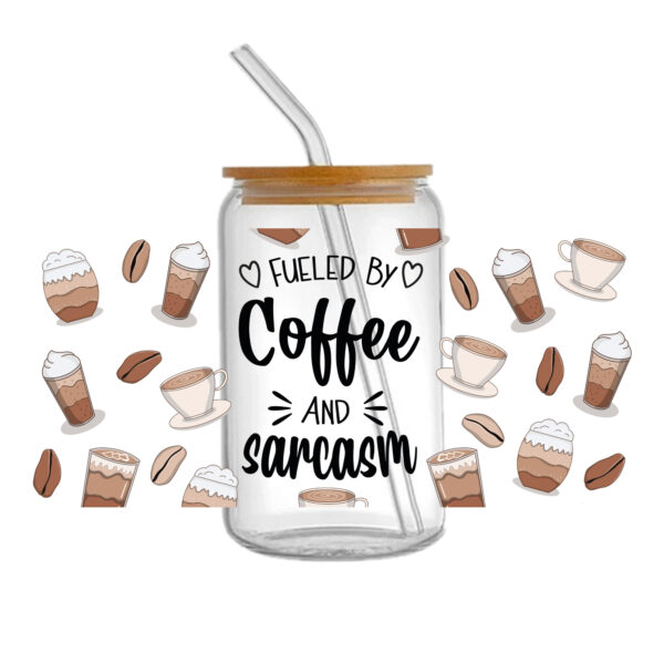 Candy Coffee UV DTF Sticker For 16oz Cups Wrap Transfer Sticker Custom Labels DIY Logo Waterproof - Image 11