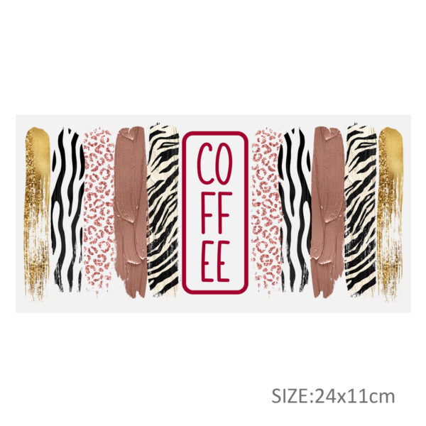 Candy Coffee UV DTF Sticker For 16oz Cups Wrap Transfer Sticker Custom Labels DIY Logo Waterproof - Image 20