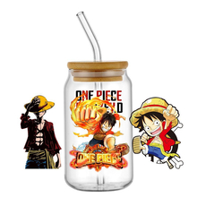 Miniso Japan One Piece Design Decal Waterproof Transfers Sticker for Libbey Glass Cup DIY UV DTF Cup Wrap Washable Mug Sticker - Image 2