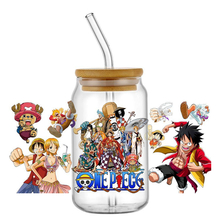 Miniso Japan One Piece Design Decal Waterproof Transfers Sticker for Libbey Glass Cup DIY UV DTF Cup Wrap Washable Mug Sticker - Image 4