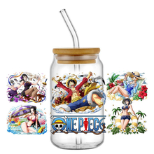 Miniso Japan One Piece Design Decal Waterproof Transfers Sticker for Libbey Glass Cup DIY UV DTF Cup Wrap Washable Mug Sticker - Image 5