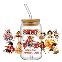 Miniso Japan One Piece Design Decal Waterproof Transfers Sticker for Libbey Glass Cup DIY UV DTF Cup Wrap Washable Mug Sticker - Image 6