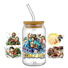 Miniso Japan One Piece Design Decal Waterproof Transfers Sticker for Libbey Glass Cup DIY UV DTF Cup Wrap Washable Mug Sticker - Image 12
