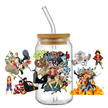 Miniso Japan One Piece Design Decal Waterproof Transfers Sticker for Libbey Glass Cup DIY UV DTF Cup Wrap Washable Mug Sticker - Image 15