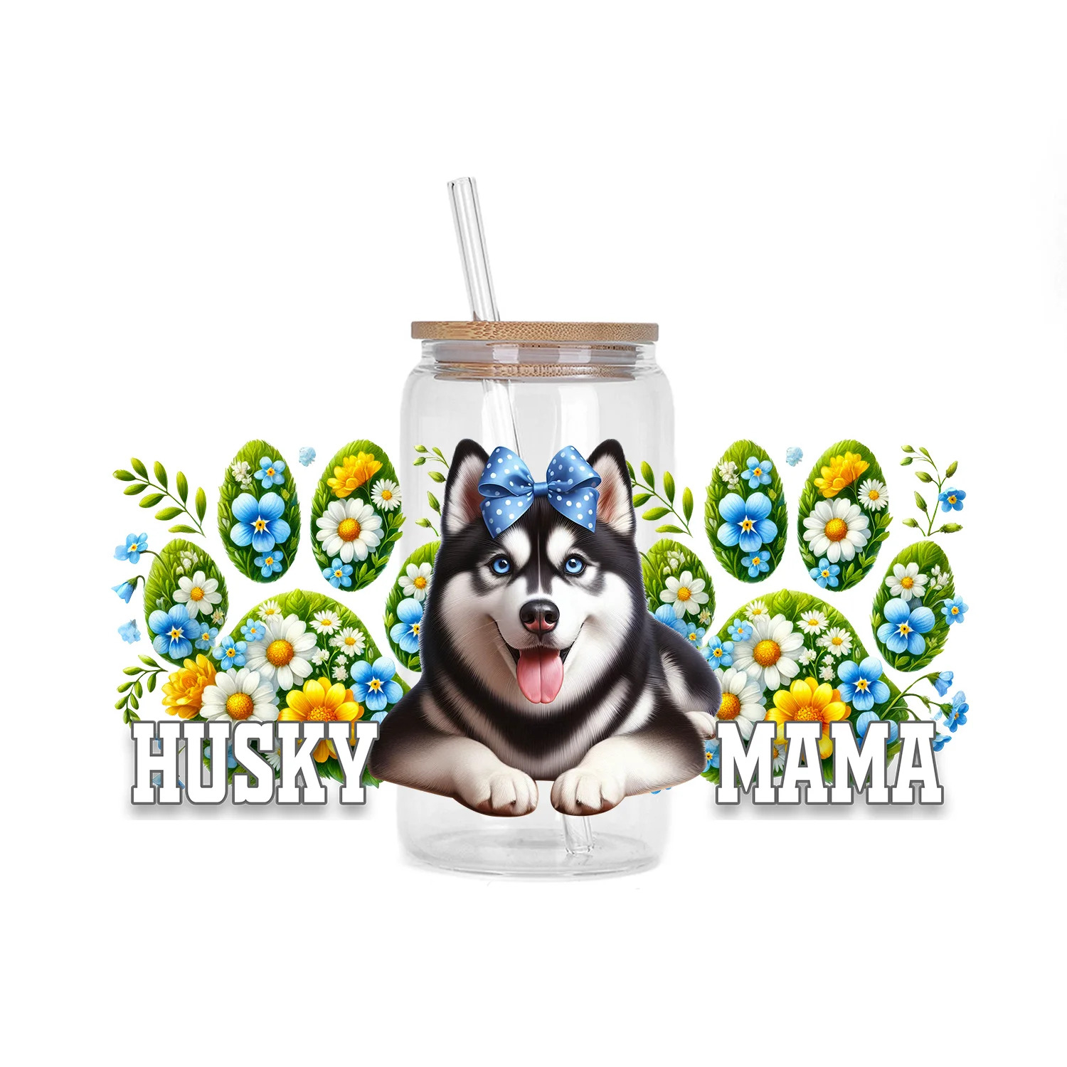 Cute dog Series easy peel waterproof DIY Decals 3D transfers uvdtf stickers 16oz uv dtf cup wraps for Libbey Glasses - Image 14