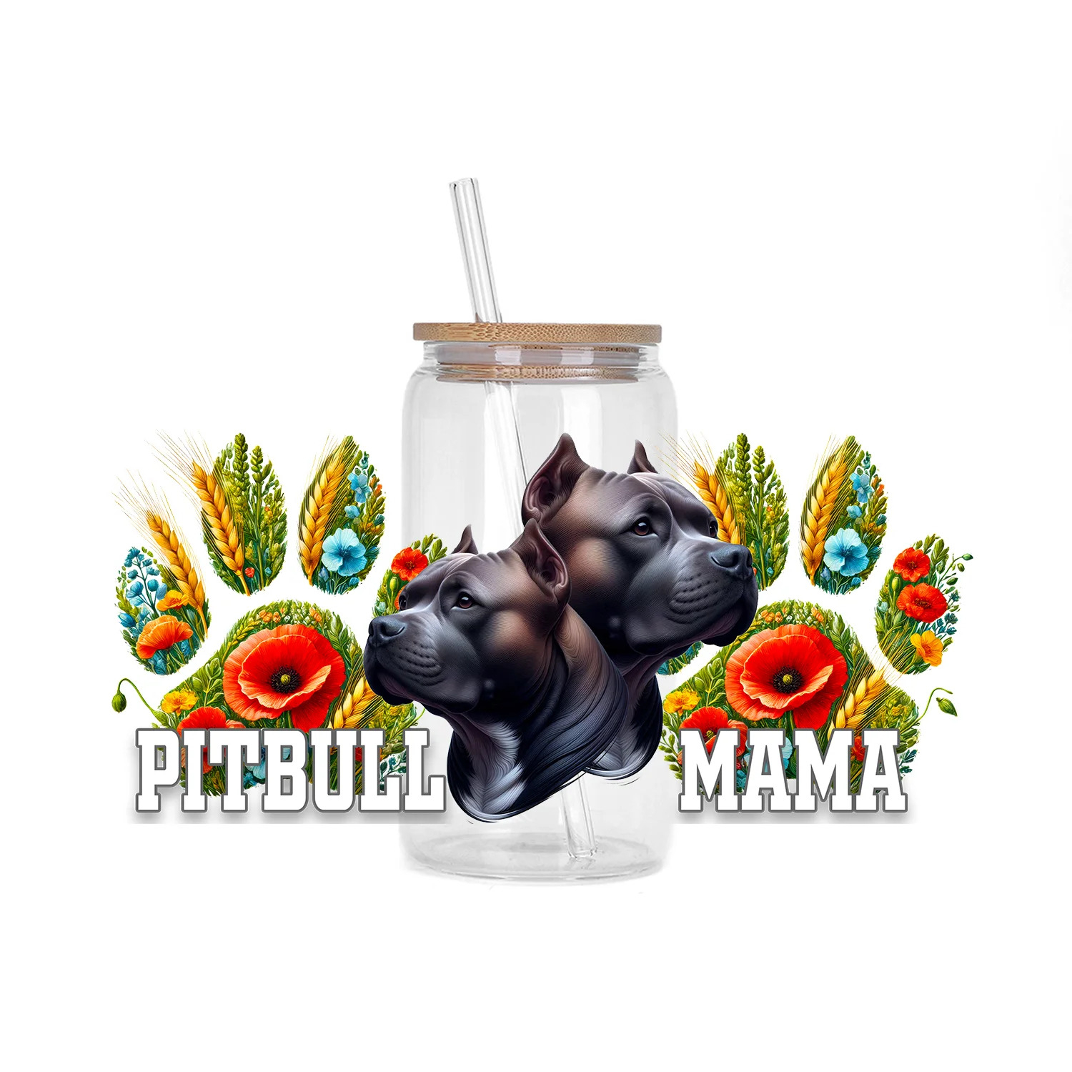 Cute dog Series easy peel waterproof DIY Decals 3D transfers uvdtf stickers 16oz uv dtf cup wraps for Libbey Glasses - Image 19